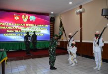 Danrem 073/Makutarama Pimpin Sertijab Dandim Kendal