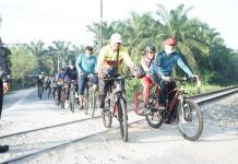 Gowes Bareng Masyarakat, Bupati Asahan Tempuh Jarak 33 Km