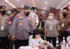 Kejar Target, Kapolri Cek Vaksinasi di Aceh
