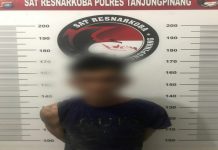 Diduga Simpan Sabu, Pria ini Digelandang ke Mapolres Tanjungpinang