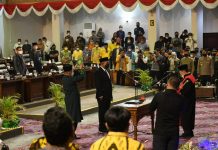 Gubernur Hadiri Pergantian Ketua I DPRD Provinsi Kepulauan Riau