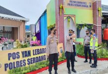 Pantau Arus Mudik Lebaran, Kapolres Sergai Dirikan 3 Pos Pengamanan