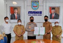 Polres Banjar Terima Hibah Tanah