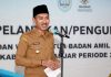 Saidi Mansyur Lantik 5 Pengurus Baru Baznas Banjar