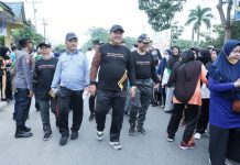 Ratusan Pelajar dan Warga Muhammadiyah Gerak Jalan Sehat Bersama Wakil Bupati Asahan