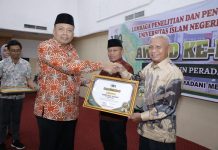 Bupati Asahan Terima Award Pertama Dari LPPM UINSU Medan