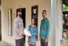 Bantu Warga, Polsek Buay Madang Gelar Bantuan Sosial