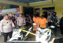 Polres Indramayu Tangkap 2 Pria Spesialis Pencuri Sepeda Motor