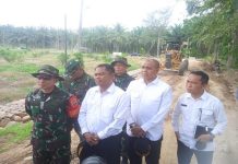 Kendarai Motor Trail Dinas Militer, Bupati Sergai dan Dandim 0204/DS, Tinjau Proyek Fisik TMMD