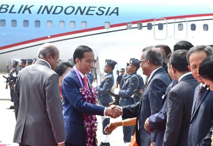 Presiden Jokowi Tinggalkan Srilanka