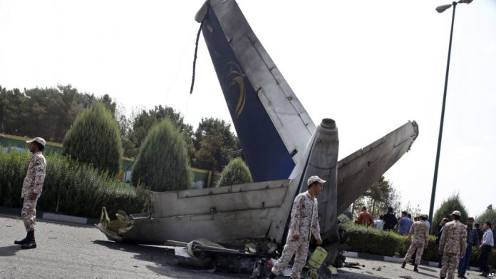 Pesawat Iran Jatuh