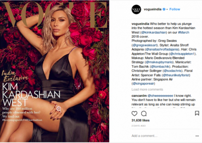 Kim Kardashian Cover Majalah Vogue