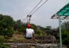 Jajal Keberanian Lewat Flying Fox di Bogor