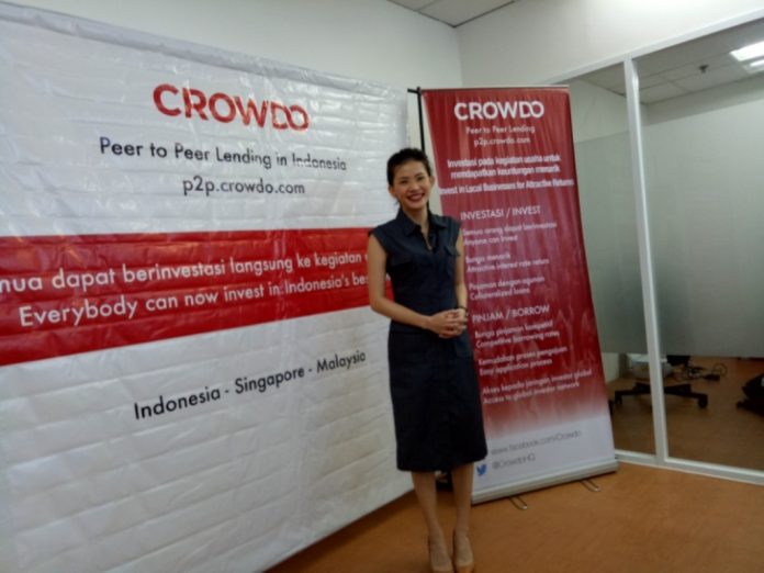 Cally Alexandra selaku General Manager Crowdo Indonesia