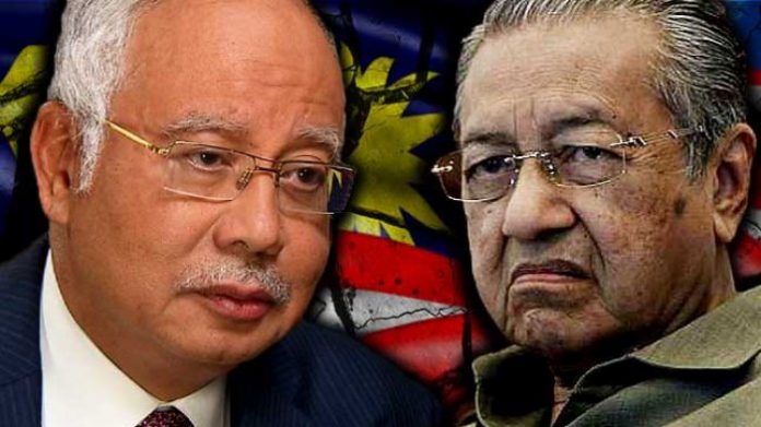 Najib Razak vs Mahatir Mohammad