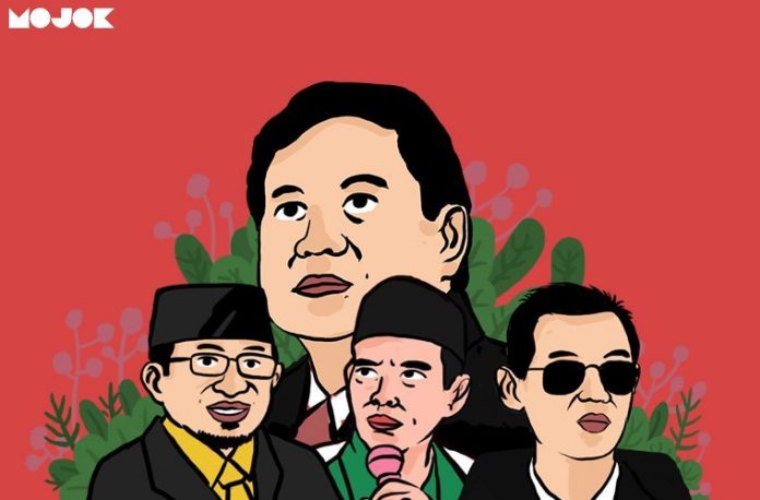 Ilustrasi Prabowo dan Beberapa Bakal Cawapres
