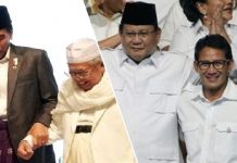 Media Asing Soroti Deklarasi Jokowi-Ma’ruf dan Prabowo-Sandi