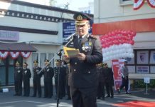 Wakapolrestabes Makassar Pimpin Upacara Purna Bhakti 59 Anggota Polri