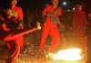 Meriahkan Hari Santri Nasional, Santri Gelar Sepakbola Api