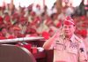 Ribuan Purnawirawan Jenderal TNI-Polri Temui Prabowo di Hambalang