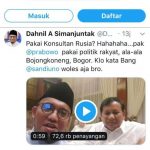 Twitter @Dahnil Anzar Simanjuntak