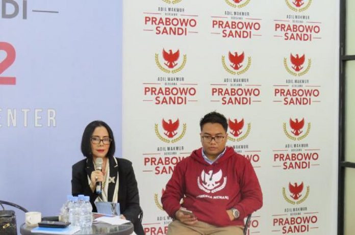 Juru Kampnye Nasional Prabowo-Sandiaga, Kawendara Lukistian dalam diskusi 'Rabu Biru'