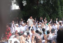 Rayakan Syukuran, Prabowo Imbau Masyarakat Tetap Jaga Hasil Perolehan Suara