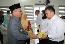 206 CPNS Labuhan Batu Terima SK Pengangkatan