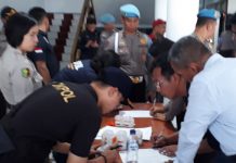200 an Personil Polda Sulut Jalani Tes Urine Dadakan