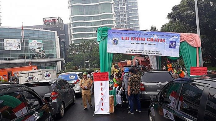 Ilustrasi Uji Emisi Kendaraan