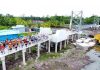 Pembangunan Jembatan Gantung Kab. Asmat Tuntas