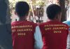 Nah Lo! Paskibra Jakut ternyata Pakai Kaos Tahun Lalu