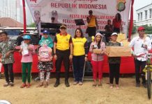HUT RI ke 74, Polres Tanjung Priok Gelar Pesta Rakyat