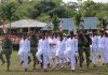 Satgas Kostrad Peringati HUT ke 74 bersama Warga Perbatasan