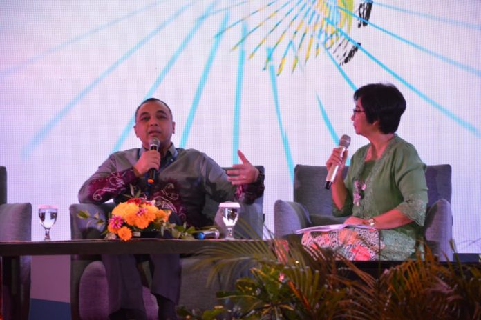 Bupati Tangerang Ahmad Zaki Iskandar saat menjadi narasumber