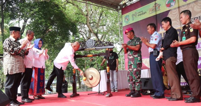 Pembukaan UKM Expo kota Medan 2019 oleh Wali Kota