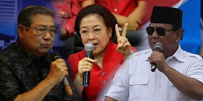 SBY, Megawati dan Prabowo SBY, Megawati dan Prabowo