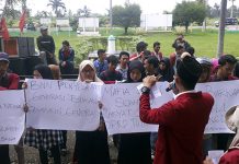 Tidak Puas dengan Kinerja BNNK Asahan, Mahasiswa IMM Turun ke Jalan