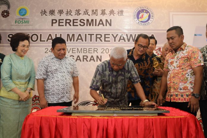 Bupati Asahan, Surya Resmikan Sekolah Maitreyawira Bupati Asahan, Surya Resmikan Sekolah Maitreyawira