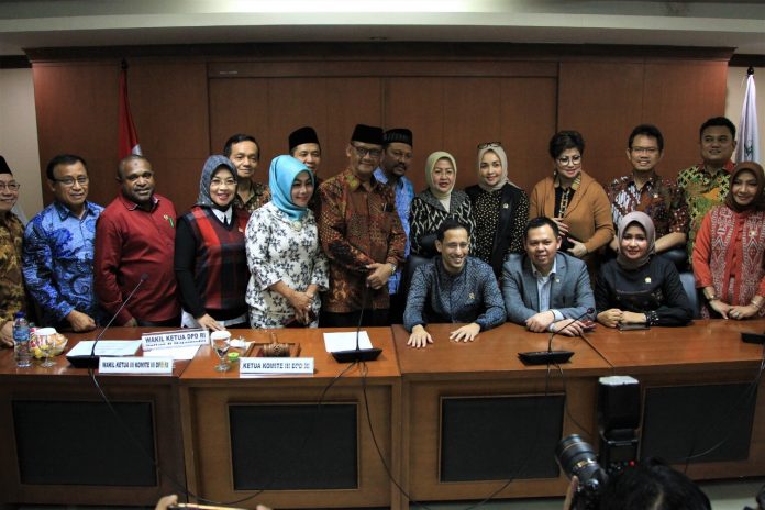 Komite III DPD Bersama Mendikbud Nadiem Makarim