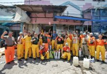 Akhyar Instruksikan 21 Pasar Disemprot Disinfektan