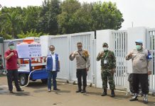 Pertamina Foundation Sediakan Wastafel Keliling di Wisma Atlet Kemayoran