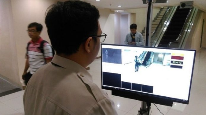 thermal scanner di Bandara thermal scanner di Bandara