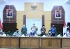 Pemprov Jatim Resmikan Ajukan Tiga Kotanya untuk PSBB Penanganan Covid-19 Gubernur Jatim, Khofifah Indar Parawansa saat rapat koordinasi Pengajuan PSBB di Tiga Kota