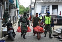 Sambut Ramadan , Dapur Umum TNI-Polri Masih Beroperasi