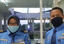 AP II Wajibkan Personel Operasi Gunakan Masker Kain Petugas Bandara Gunakan Masker Kain
