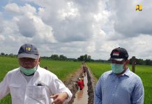 Basuki Tinjau Rehabilitasi Jaringan Irigasi Lahan di Kalimantan Tengah