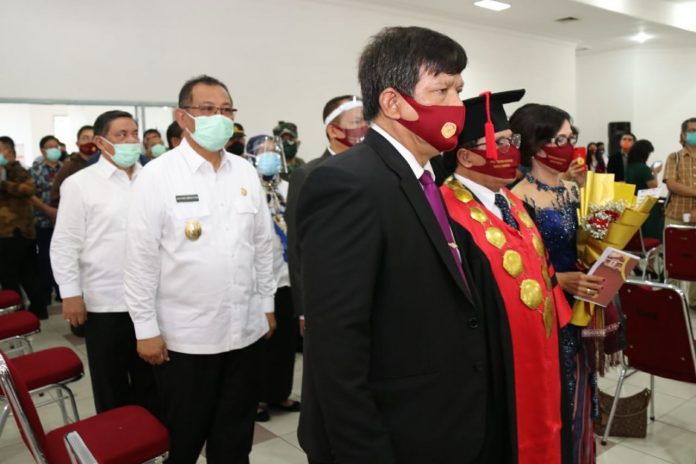 Akhyar Nasution Hadiri Pelantikan Prof Sihol Situngkir Jadi Rektor Unika Santo Thomas