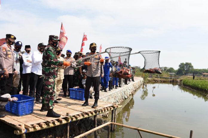 Marsekal Hadi Tjahjanto dan Idham Aziz Resmikan Kampung Tangguh Nusantara Marsekal Hadi Tjahjanto dan Idham Aziz Resmikan Kampung Tangguh Nusantara