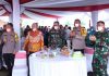Bersama Kapolda dan Pangdam, Bupati Sergai Hadiri Panen Raya